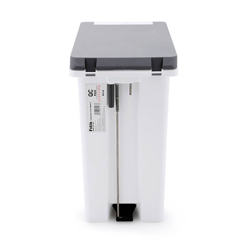 Thùng Rác Nhựa Fitis Compact Bin 10L- 2 Màu (Xám Xám, Trắng Xám) - PPS1-906, PPS1-903 image number null